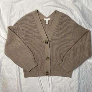 H&M Taupe Cardigan